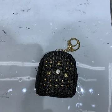 Black Woven Coin Purse