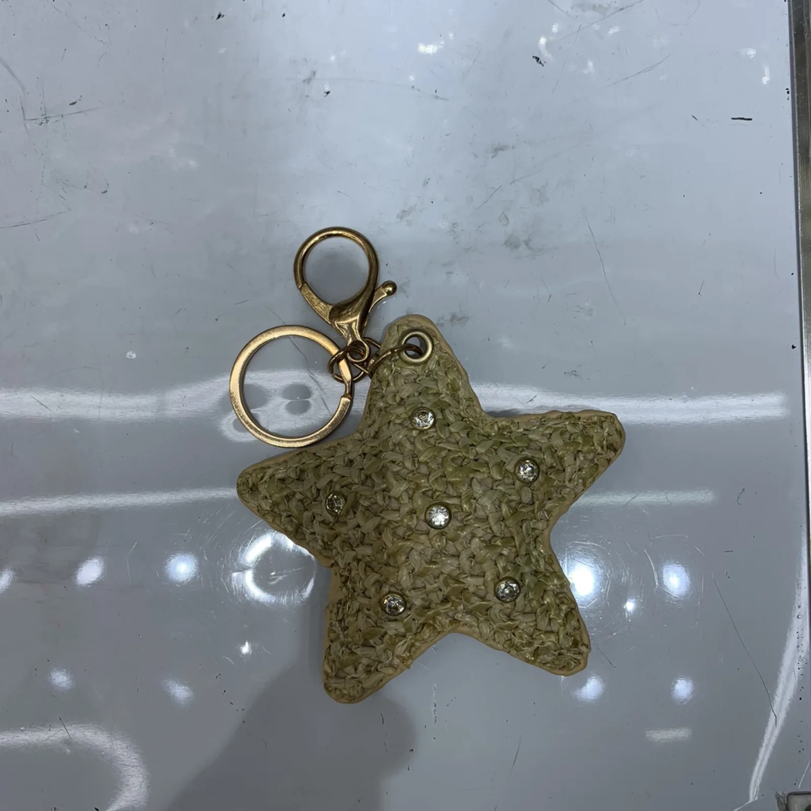 Natural Rhinestone Star Clasp