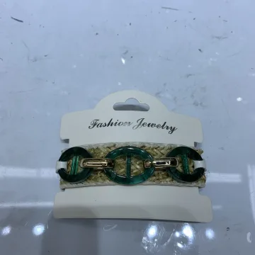 Green Woven Bracelet