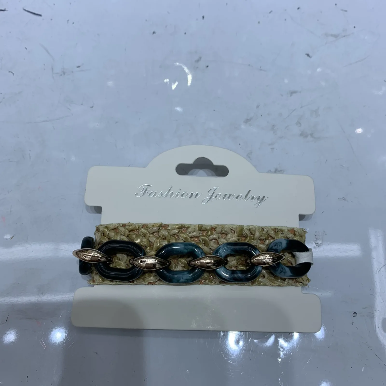 Blue Woven Bracelet