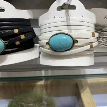 Gemstone PU Bracelet